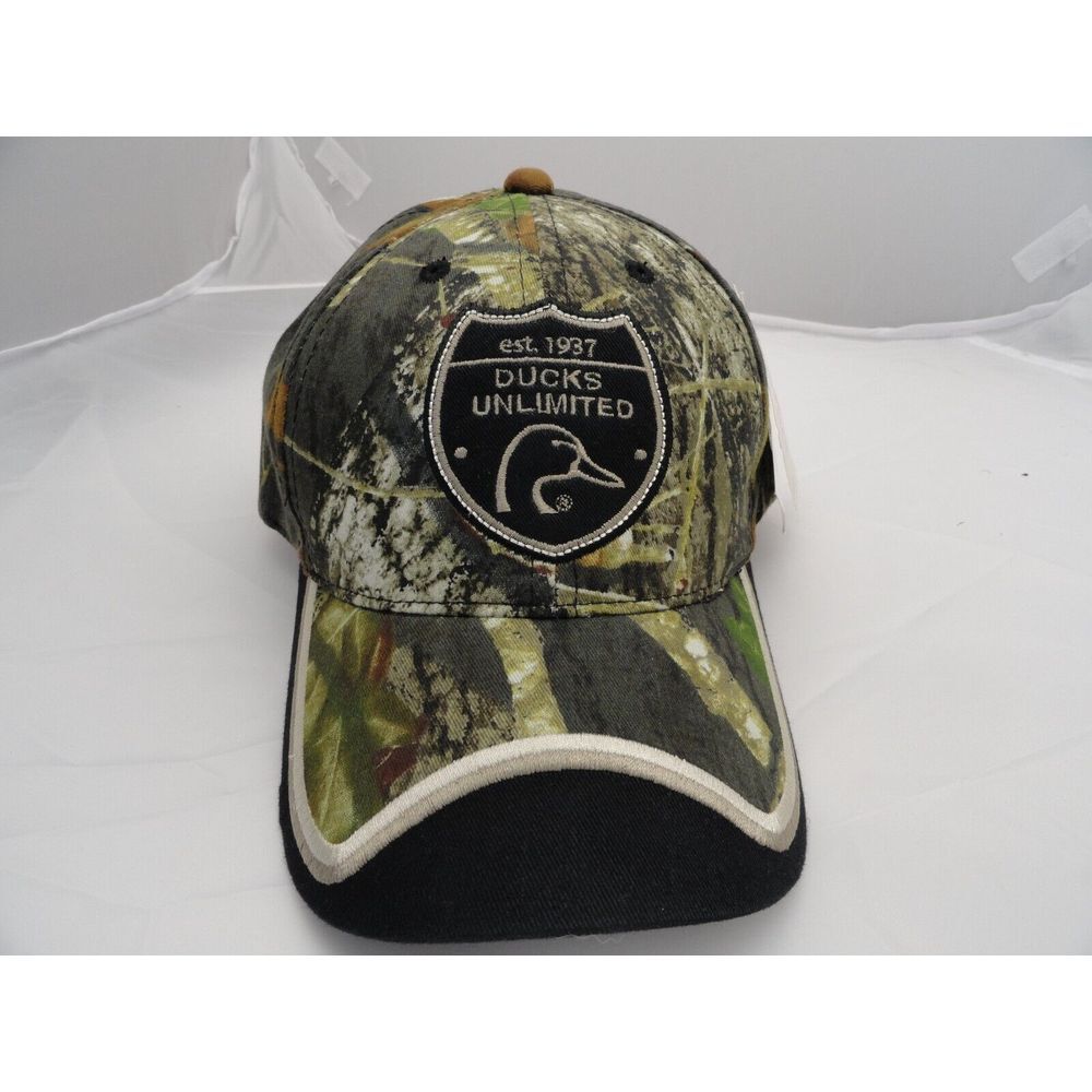 Ducks Unlimited Strapback Mossy Oak Camo New Hat Cap